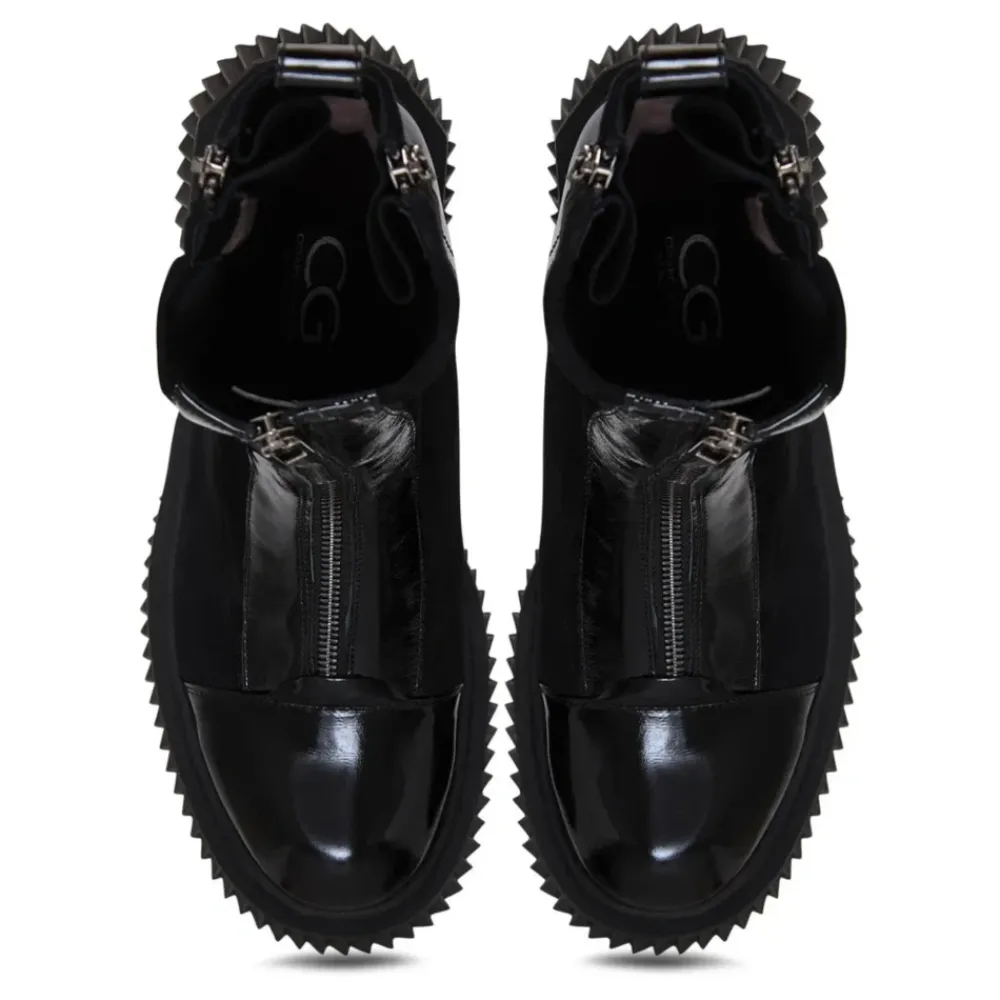 Chelsea Boots<Cesare Gaspari Platform Chelsea Boots Sort