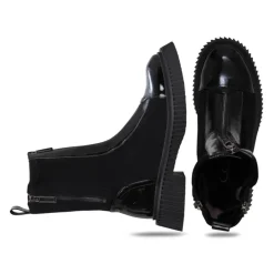 Chelsea Boots<Cesare Gaspari Platform Chelsea Boots Sort
