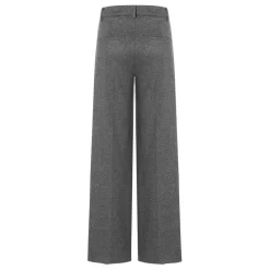 Bukser<Cambio Pleated Amelie Pants Grå