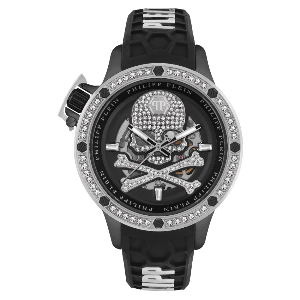 Ure<Philipp Plein Plein Rich 46mm Ur Sort
