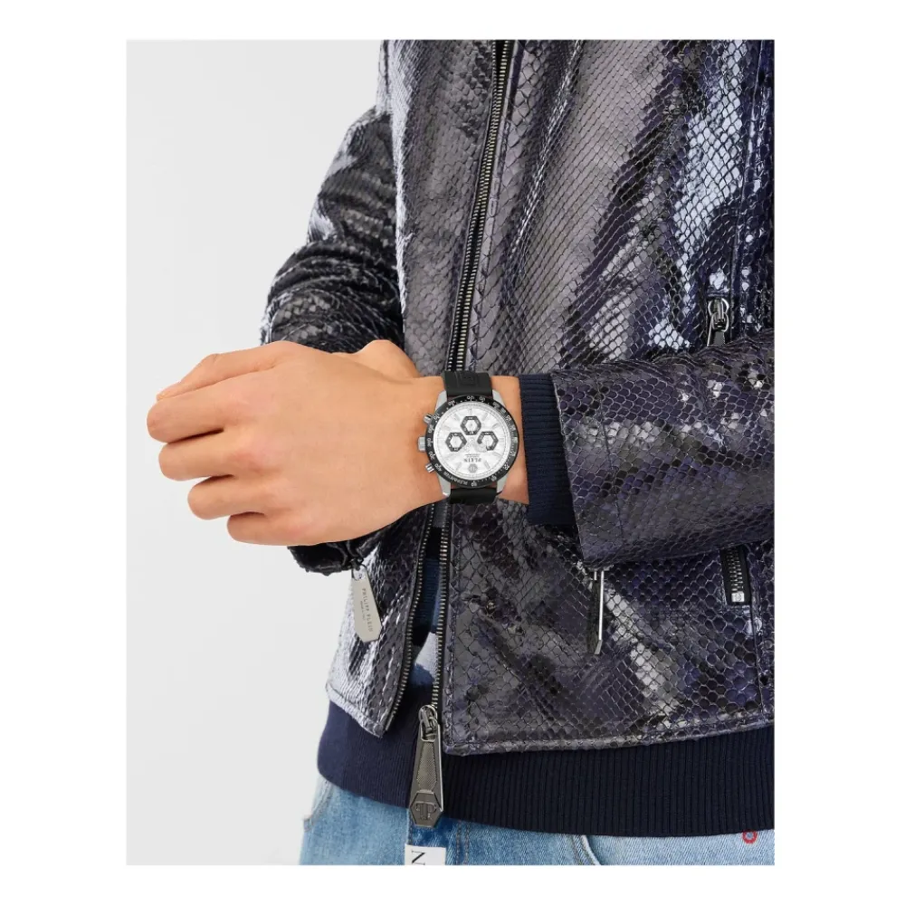 Ure<Philipp Plein Pleinmeter Chronograph Sort