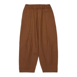 Underdele^Marni Plisserede bukser med broderet logo Brun