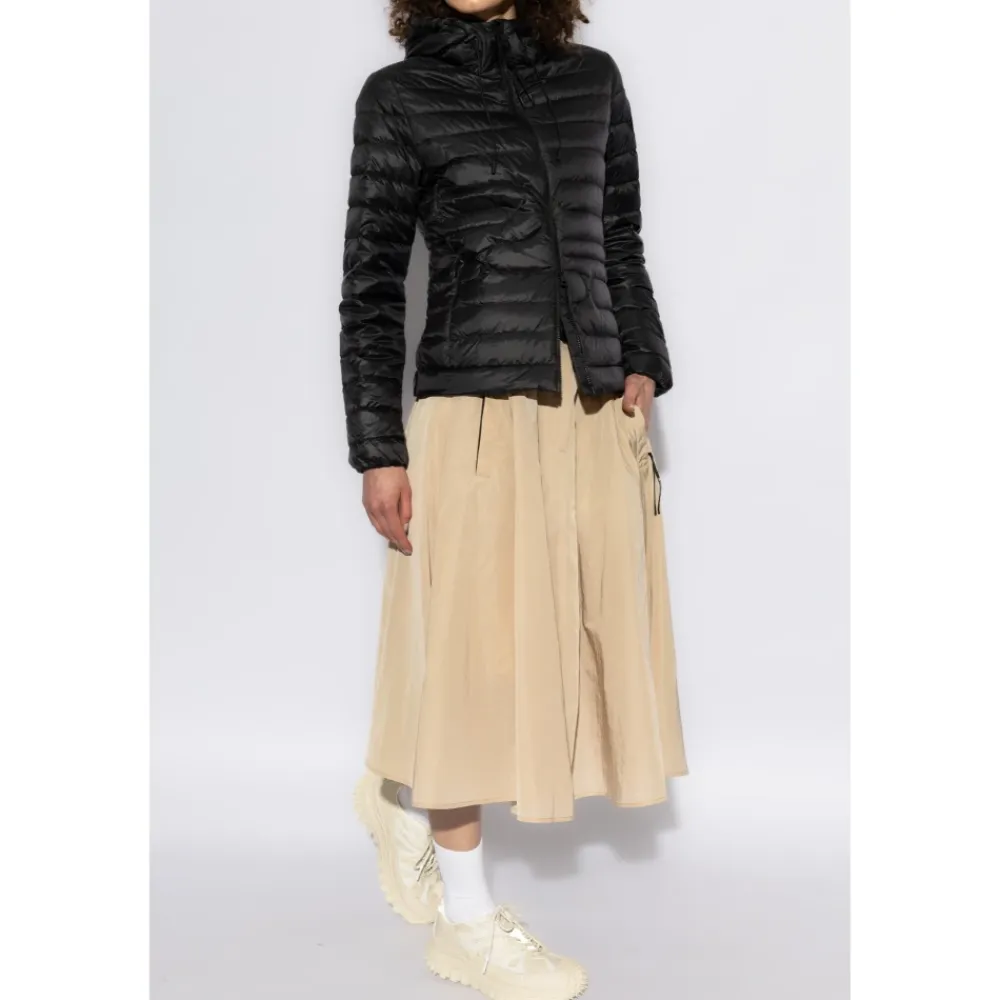 Nederdele<Moncler Plisseret Midi Nederdel Beige