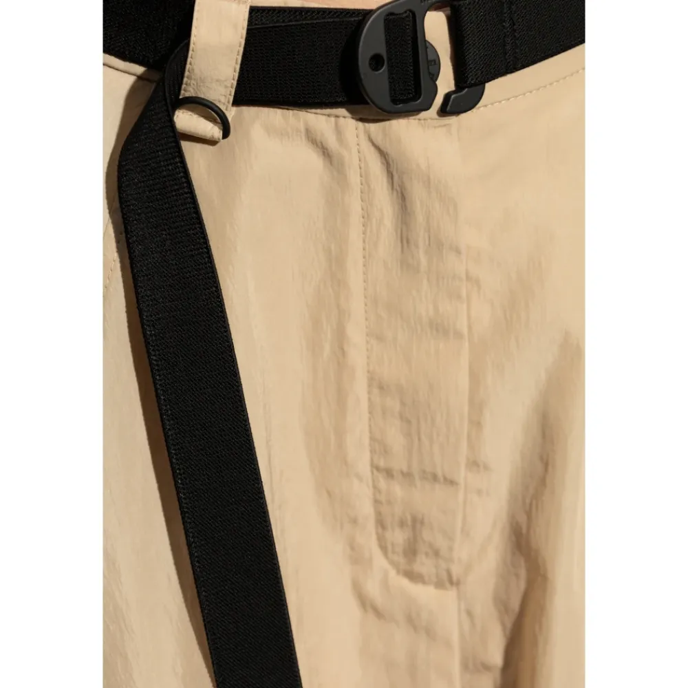 Nederdele<Moncler Plisseret Midi Nederdel Beige
