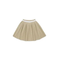 Kjoler & Nederdele<MM6 Maison Margiela Plisseret Mini Nederdel Beige