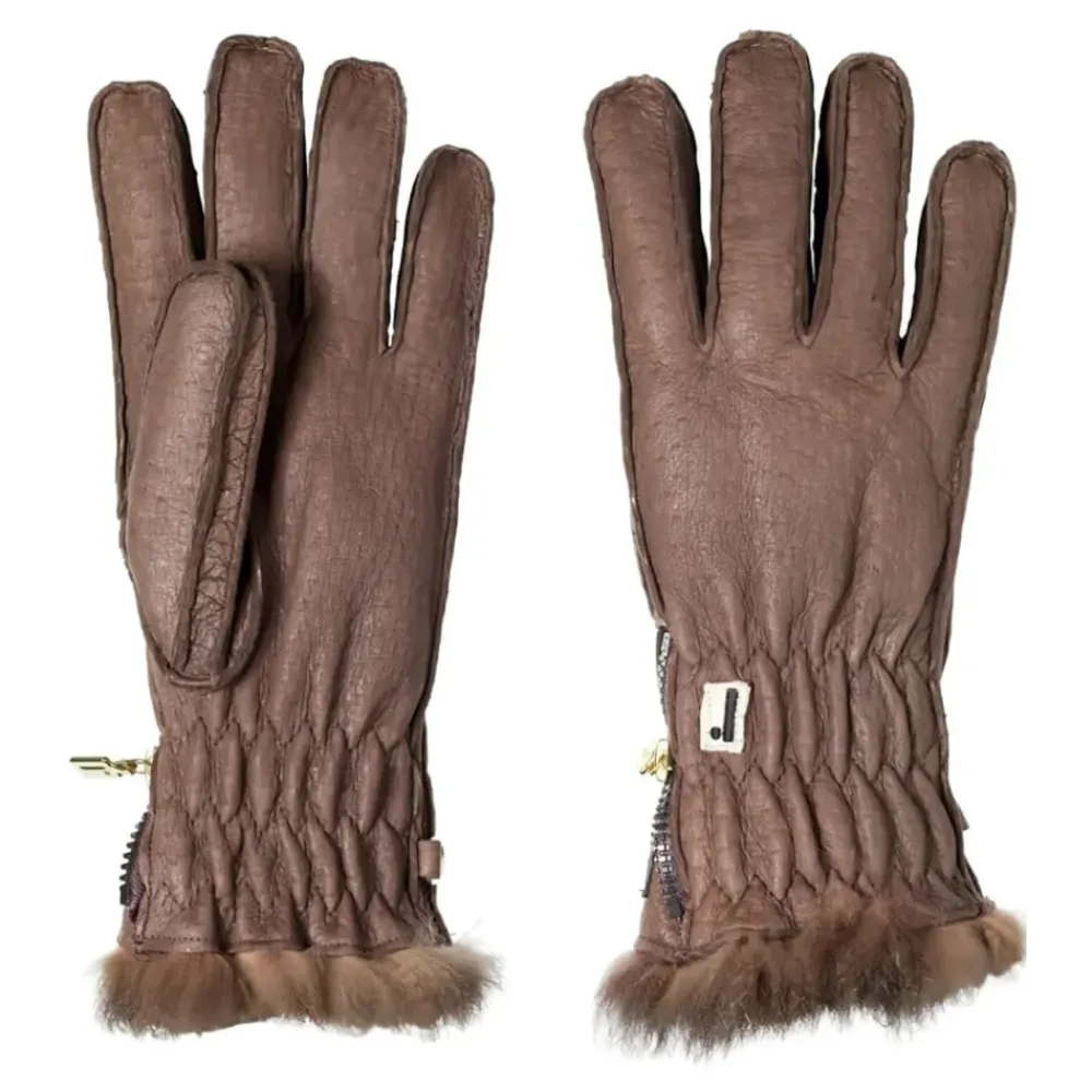 Handsker|Handsker<Restelli Guanti 269/PO Peccary Ski Glove Brun