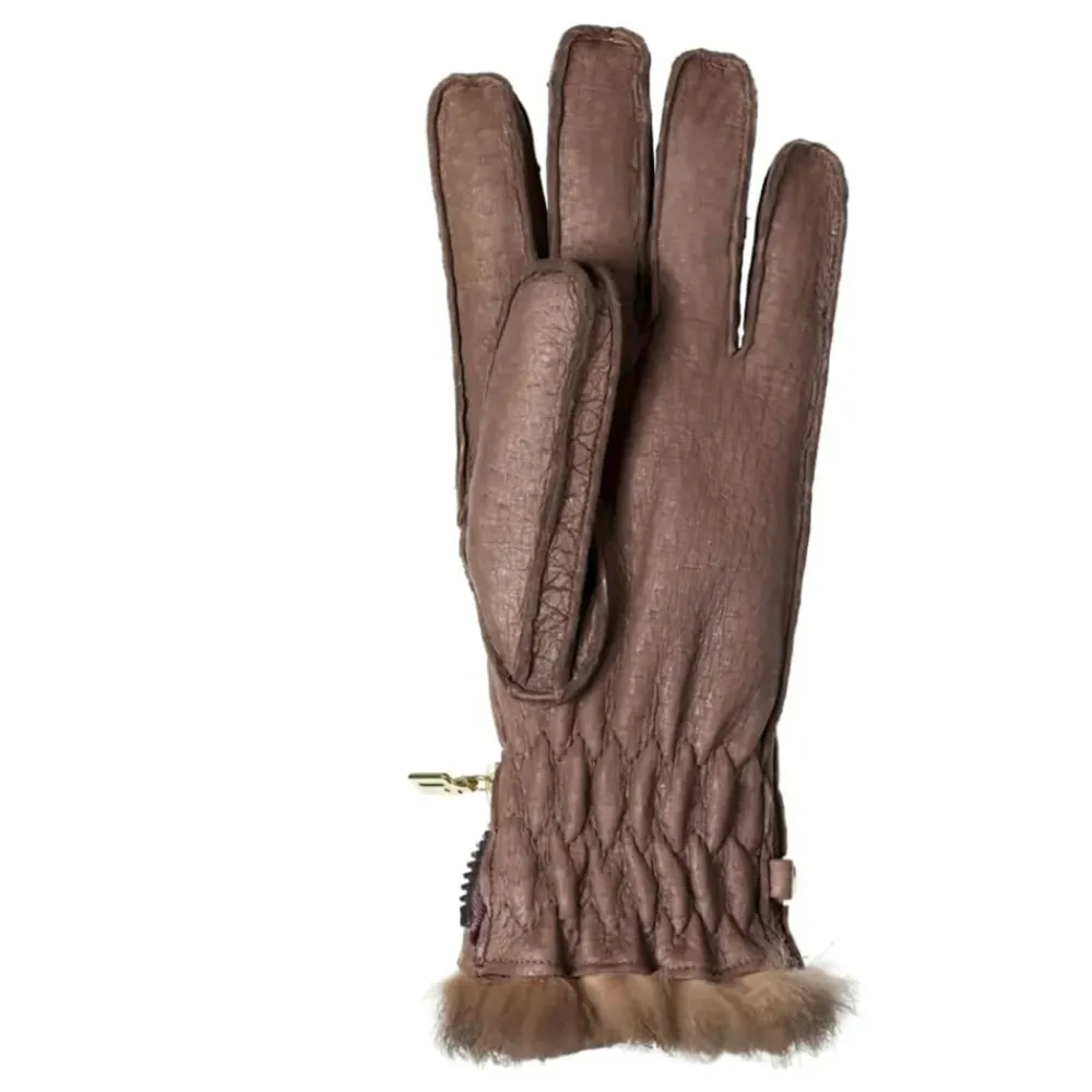 Handsker|Handsker<Restelli Guanti 269/PO Peccary Ski Glove Brun