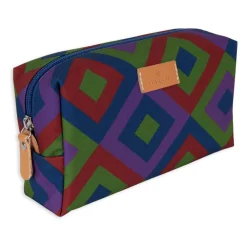 Toilettasker^GALLO Pochette Bauletto Rombi Concentrici Multifarvet
