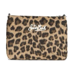 Toilettasker^MC2 Saint Barth Pochette leopardata Brun