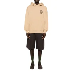 Trøjer<Anti Social Social Club Polar Fleece Hoodie Brun