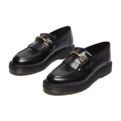 Loafers<Dr. Martens Polerede, glatte snaffle loafers Sort