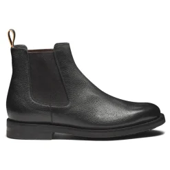 Chelsea Boots|Støvler^Santoni Poleret Læder Chelsea Støvle Sort