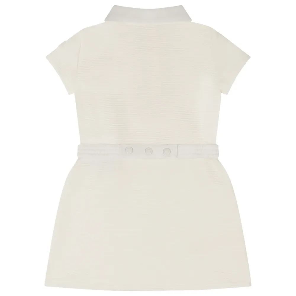 Kjoler & Nederdele^Moncler Polo Shirt Mini Kjole Hvid