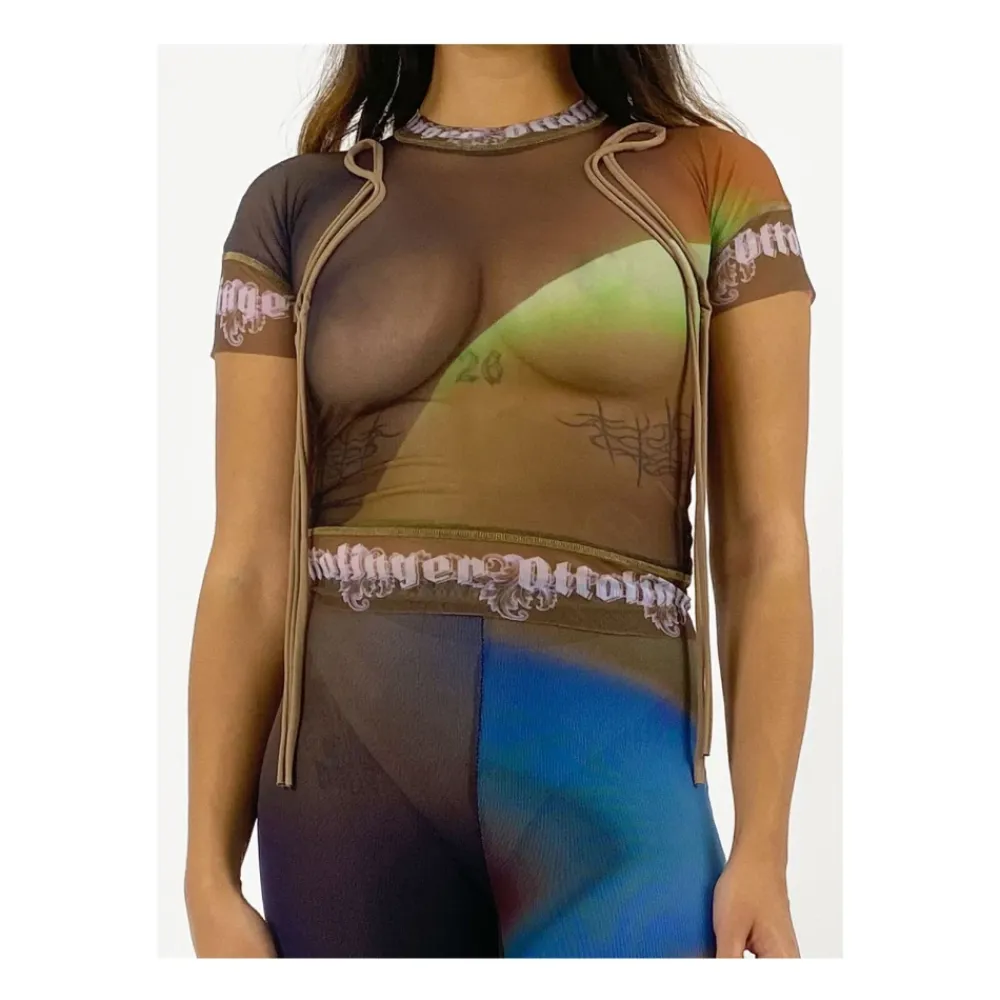 T-Shirts^OTTOLINGER Polyester Mesh T-Shirt Multifarvet