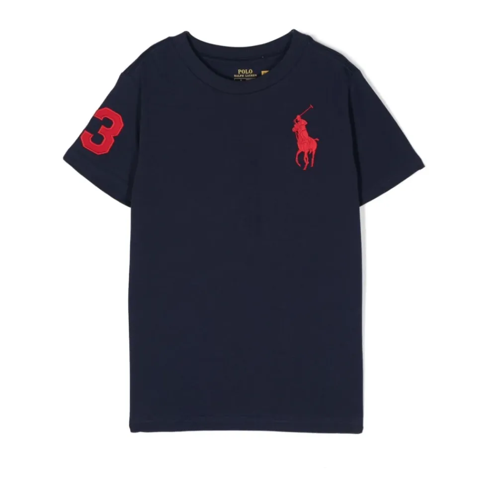 T-Shirts<Polo Ralph Lauren Pony T-shirt Blå