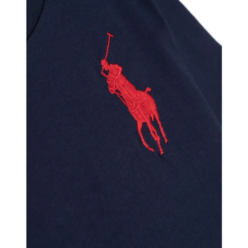 T-Shirts<Polo Ralph Lauren Pony T-shirt Blå