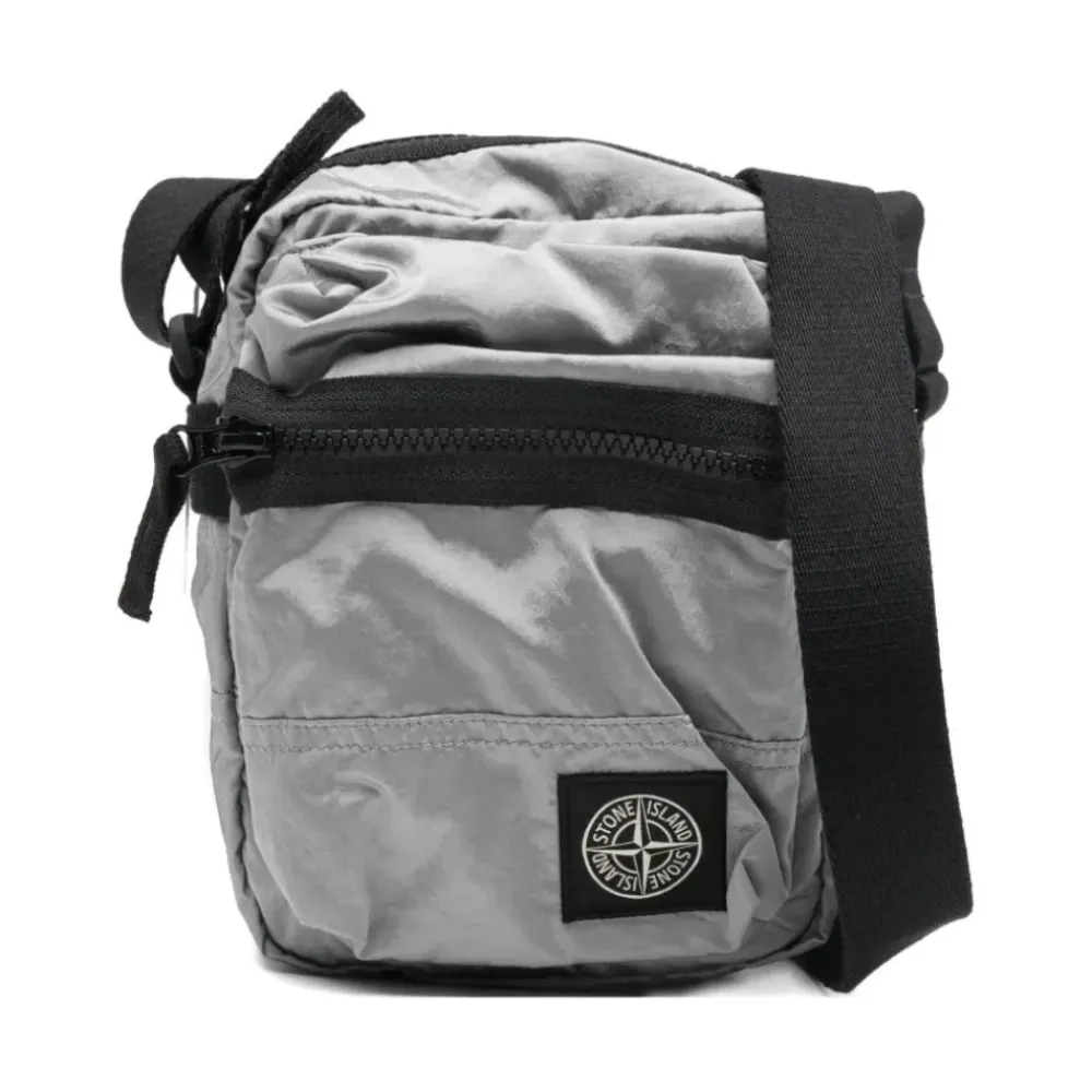 Tasker<Stone Island Pouch Bag Grå