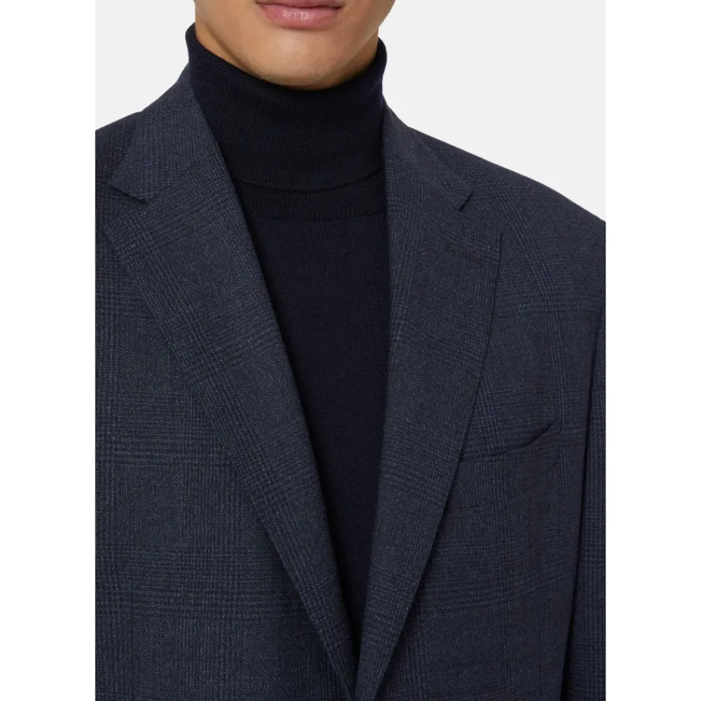 Jakkesæt<Boggi Milano Prince of Wales Check Suit Blå