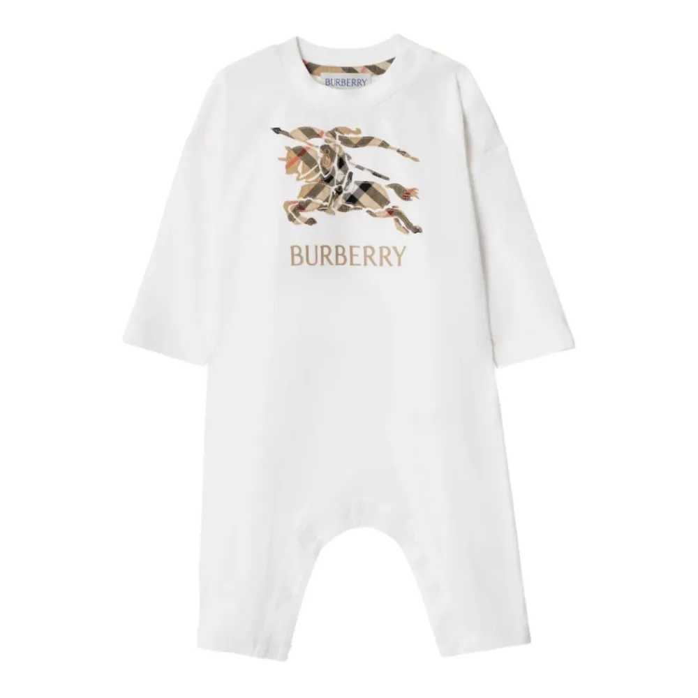 Bodystocking & Sæt^Burberry Printed Bodysuit Hvid