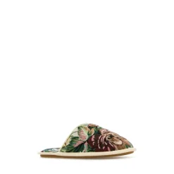 Hjemmesko<Valentino Garavani Printed Fabric Ta Chambre Slippers Multifarvet