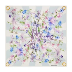 Tørklæder^Ferragamo Printed Silk Foulard Multifarvet