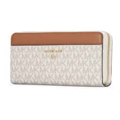 Punge & Kortholder<Michael Kors Printet lærredspung Beige