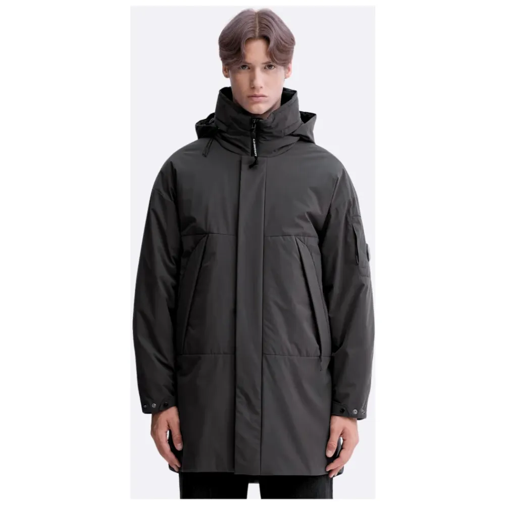 Frakker^C.P. Company Pro-Tek Hooded Padded Parka Sort