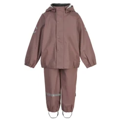 Overtøj<Mikk-Line PU Regnsæt - Burlwood Pink