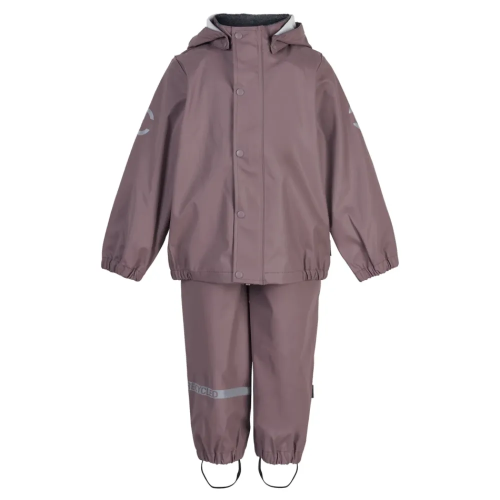 Overtøj<Mikk-Line PU Regnsæt - Twilight Mauve Lilla
