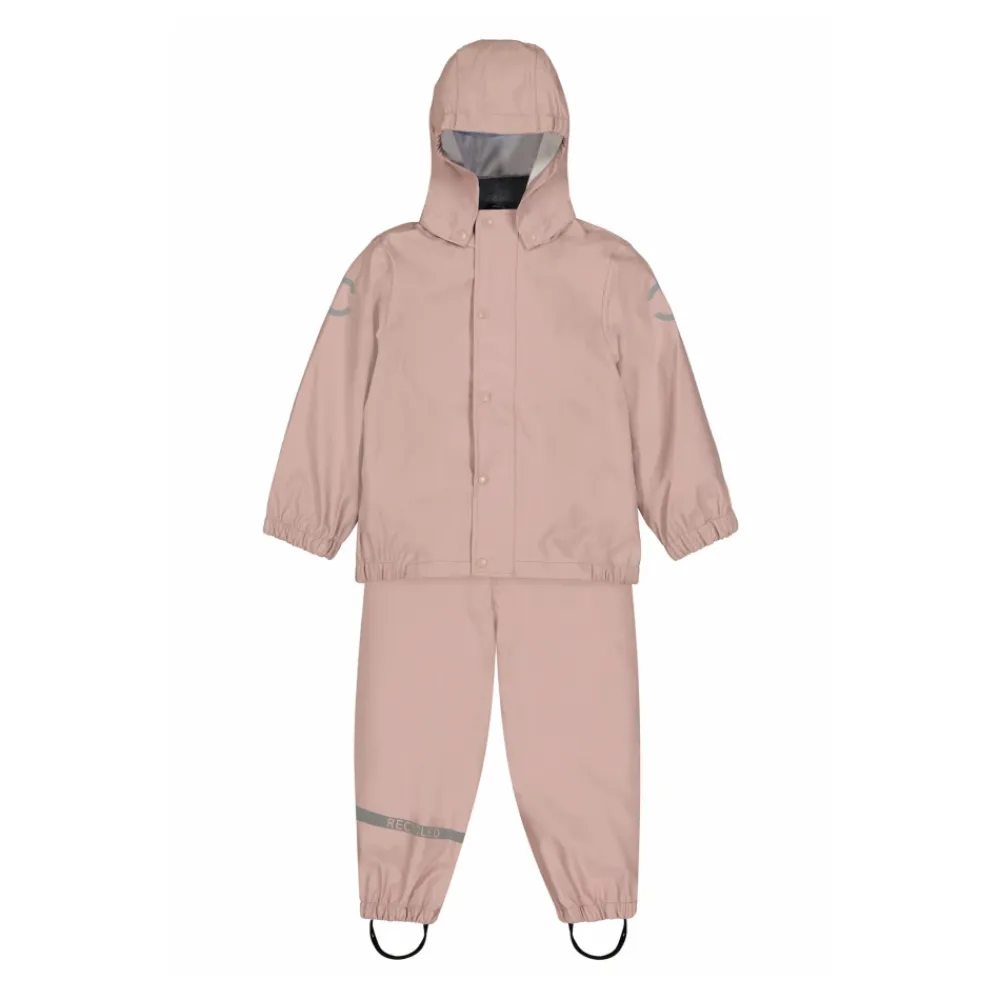 Overtøj<Mikk-Line PU regnsæt med seler - Adobe Rose Pink