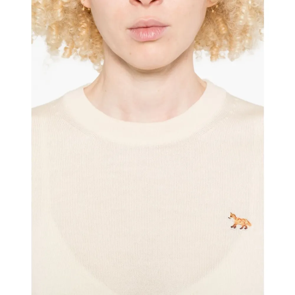 Sweatshirts<Maison Kitsuné Pudder Silke & Nylon Sweater Pink