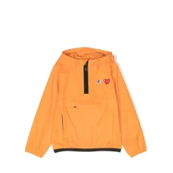 Overtøj<Comme des Garçons Play Pullover Hættejakke Orange
