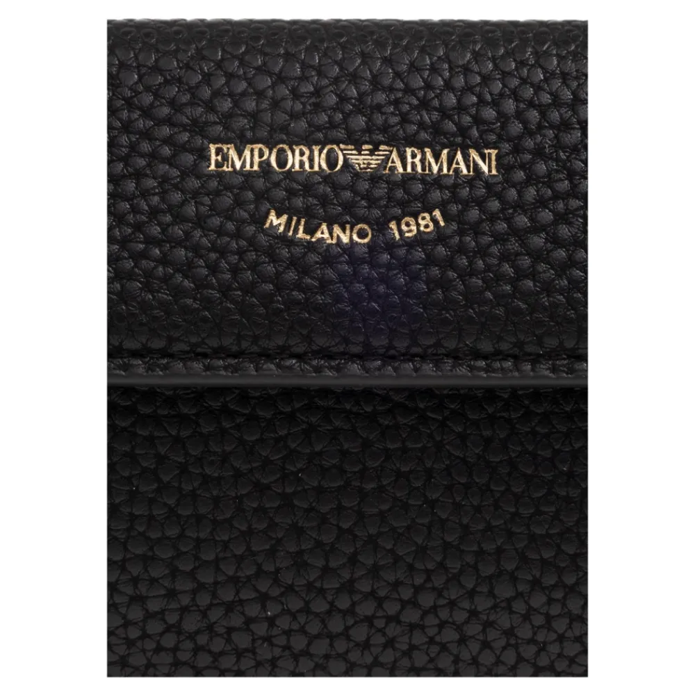 Punge & Kortholder^Emporio Armani Pung med logo Sort