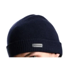 Huer, Kasketter & Hatte|Huer & Kasketter<Emporio Armani Pure Cashmere Beanie Blå