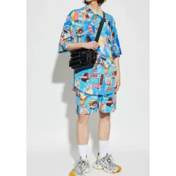 Skjorter<Balenciaga Pyjama Shirt Blå