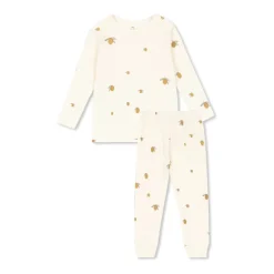 Nattøj<Konges Sløjd Pyjamas: Top og Bund Gul