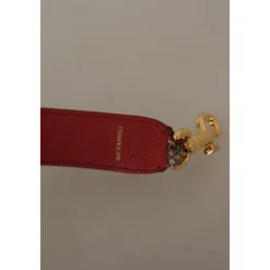 Tilbehør Til Tasker<Dolce & Gabbana Python Læder Studded Strop Brun