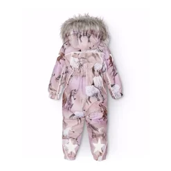 Overtøj<Molo Pyxis Fur Snowsuit Pink