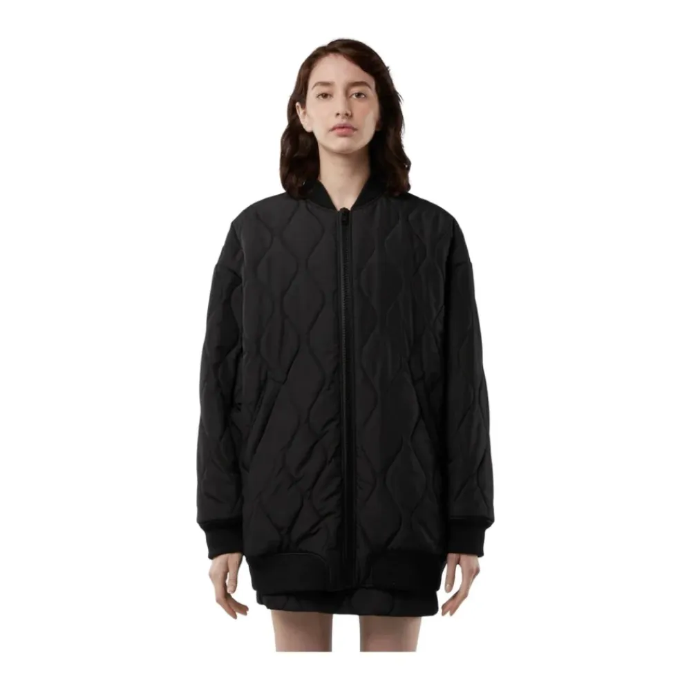 Jakker^MSGM Quilted Bomber Jacket Sort