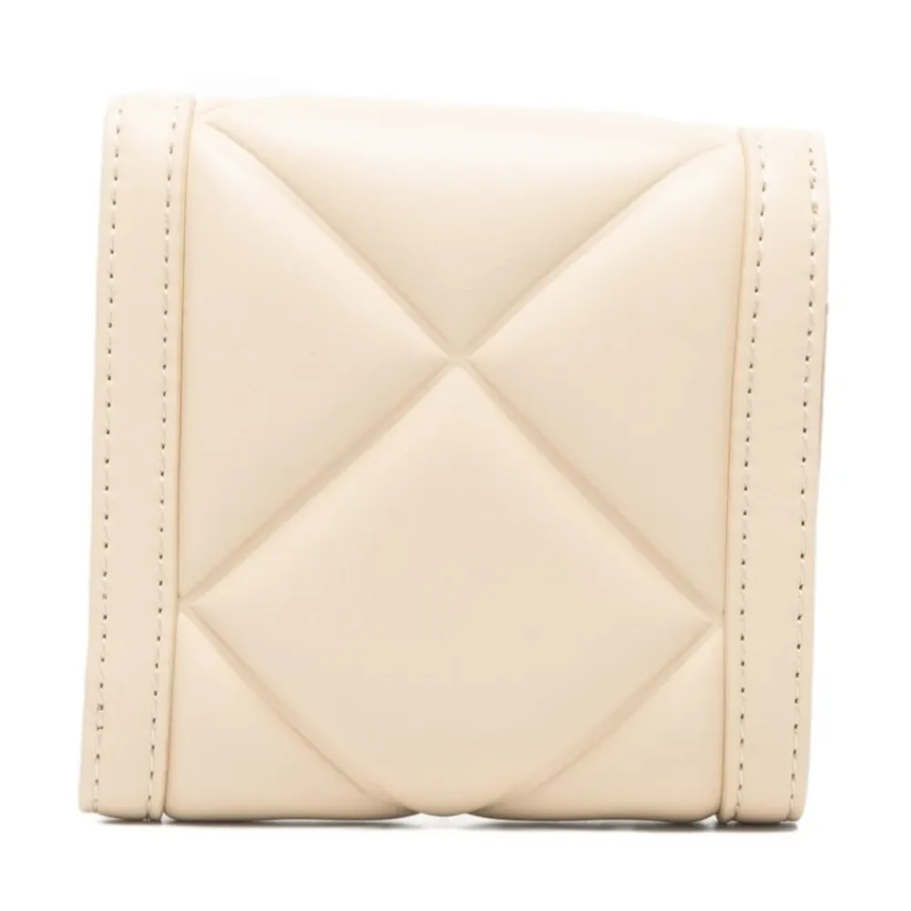 Punge & Kortholder<Love Moschino Quilted Wallet Beige