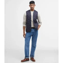 Jakker<Barbour Quilted Zip-In Liner Blå