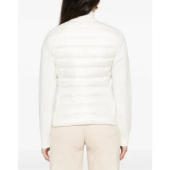Jakker^Moncler Quilted Zip-Up Jakke Hvid