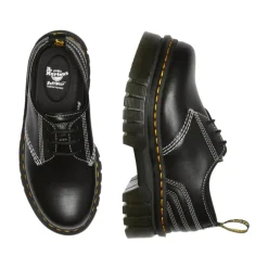 Snøresko^Dr. Martens Quiltede Platform Sko Sort