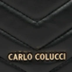 Toilettasker<Carlo Colucci Quiltet Kosmetikpose Doga Sort