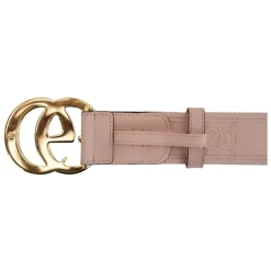 Bælter<Gucci Quiltet læderbælte med GG-motiv Pink
