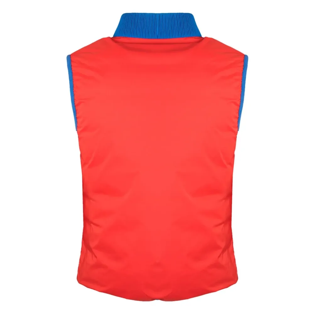 Veste^Bikkembergs Quiltet ærmeløs jakke Rød