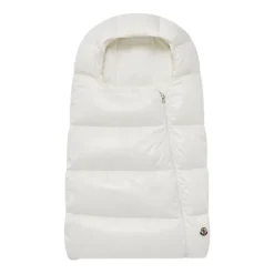 Overtøj<Moncler Quiltet Sovepose med Hætte Hvid