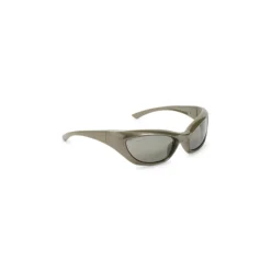 Solbriller|Solbriller<Balenciaga Racer Cat Sunglasses Grøn