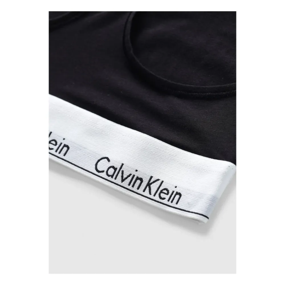 T-Shirts & Toppe<Calvin Klein Racerback Bralette Sort