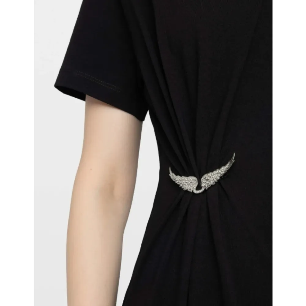 Kjoler<Zadig & Voltaire Raja Dress Sort